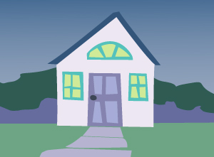 My house surrounded by redwoods, cottage built in 1920.